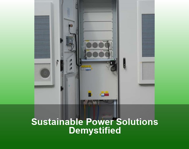 Sustainable Power Solutions Demystified